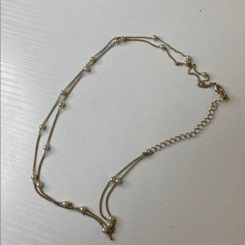 Pearl style necklace - Picture 3 of 3